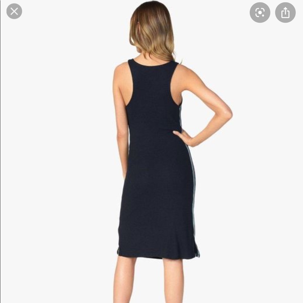 Cupcakes and Cashmere Merci Ribbed Knit Tank Dress Size M Navy Blue NWT - Picture 3 of 7